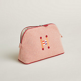 HERMES 新作 マルチポーチ ボリード 綿レザー Bolide Crazy H MM Bolide Crazy H case, medium model | Hermès Thailand